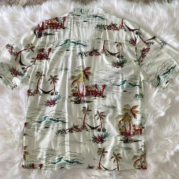 Island Republic Hawaiian Shirt XL Tropical Button Down - Picture 7 of 7